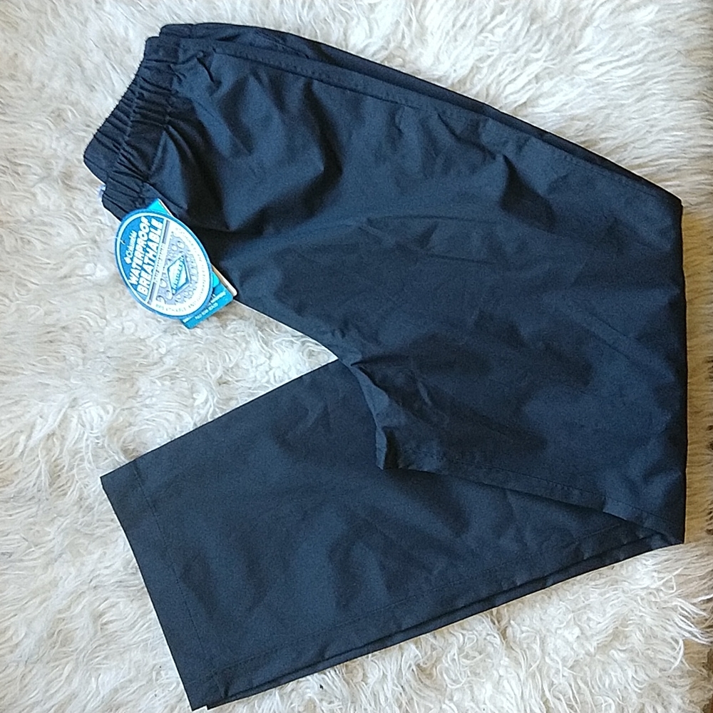 Columbia Sportswear Youth Rain Pants Waterproof Pockets Medium 10/12